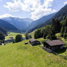 Aussenansicht Haus Drohne