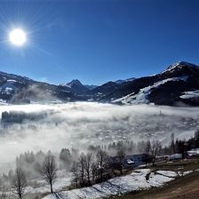 Kirchberg im Nebel 1