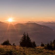 Sonnenuntergang in Kirchberg