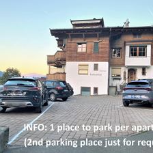 1 Parkplatz pro Appartement