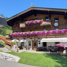 Außenansicht Sommer mit Garten