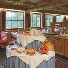 Kramerhof, Kirchdorf, Gasteig Frühstücksbuffet