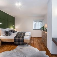 Schlafzimmer Deluxe Appartement 1