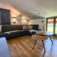 Ausziehbare Couch_Ferienwohnung