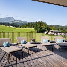 Kaiserfels Penthouse VR Dachterrasse Aussicht