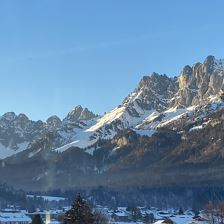Der Wilde Kaiser zeigt noch mal den Winter