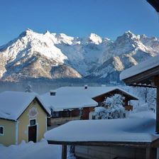 Winter Ausblick auf die Steinberge