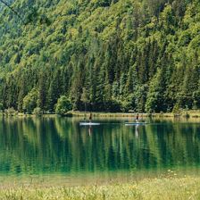 Pillersee Stand up paddling