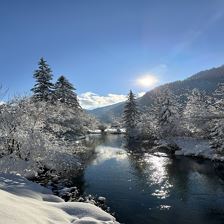Winterlandschaft Pillersee