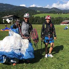Paragleiten Kössen sicher gelandet