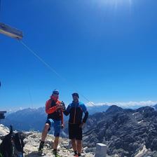 Steinberg Gipfel geschaft