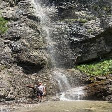 Wasserfall am Panoramaweg Steinberg