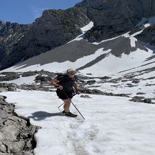 Weg zur Fritz-Pflaum-Hütte im Kaisergebirge