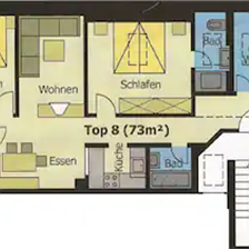 Appartement 8/ Grundriss