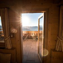 Alpenrosenhütte Balkon