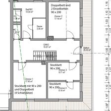Plan Getznerhof Obergeschoss