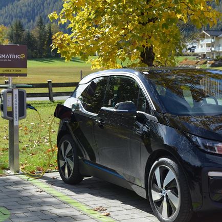 E-Car charging station | information office St. Ulrich am Pillersee