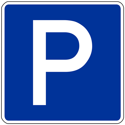 Parking place at the village square