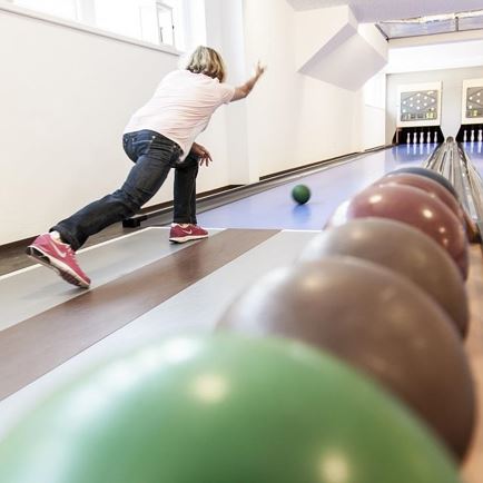 Kegelbahn in der arena365