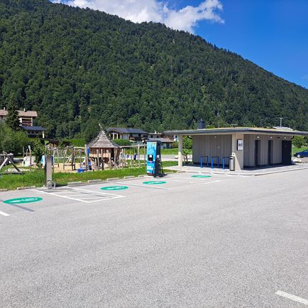 Elektro auto laadstation Kirchdorf educatief centrum