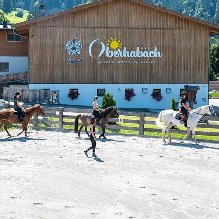 Paardrijden bij Feriengut Oberhabach
