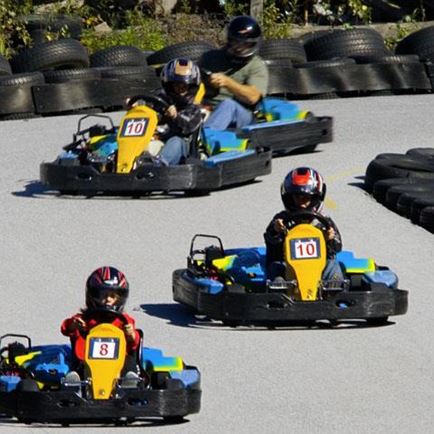 Leoganger Freiluft Go Kart Bahn