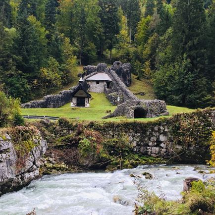 Ruin at the Paß Strub