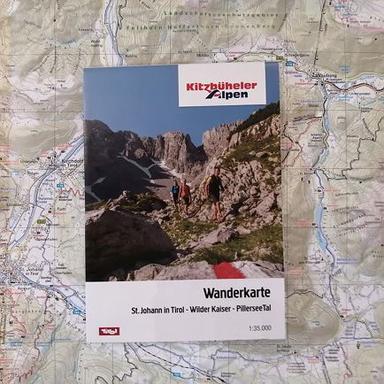 Hiking map Kitzbüheler Alpen – PillerseeTal