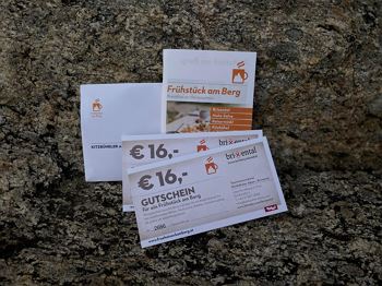 Voucher 'Frühstück am Berg'