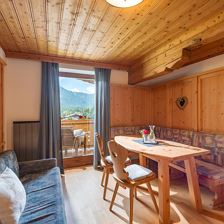 Ferienwohnung Laiminger gemütliches Wohnzimmer