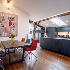 Wohnraum KitzNest @Dabernig