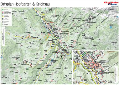 Plattegrond Hopfgarten & Kelchsau