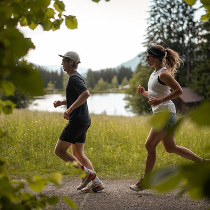 Running at Lauchsee