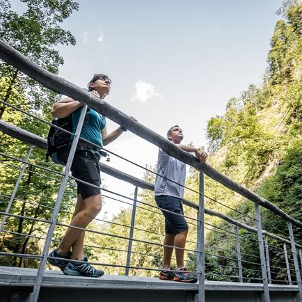 Hornblicksee über Eifersbacher Wasserfall