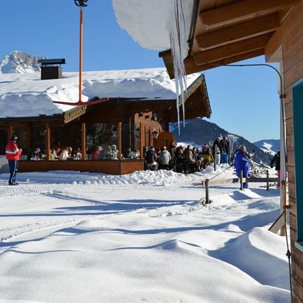 Terrasse Hoametzlhütte