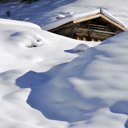 Winter hiking trail Langer Grund