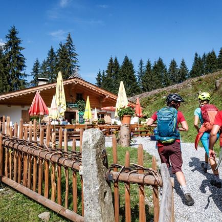 To the Klooalm - MTB tour for kids in the Brixen Valley