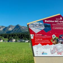 Biathlon WM Pfad Hochfilzen