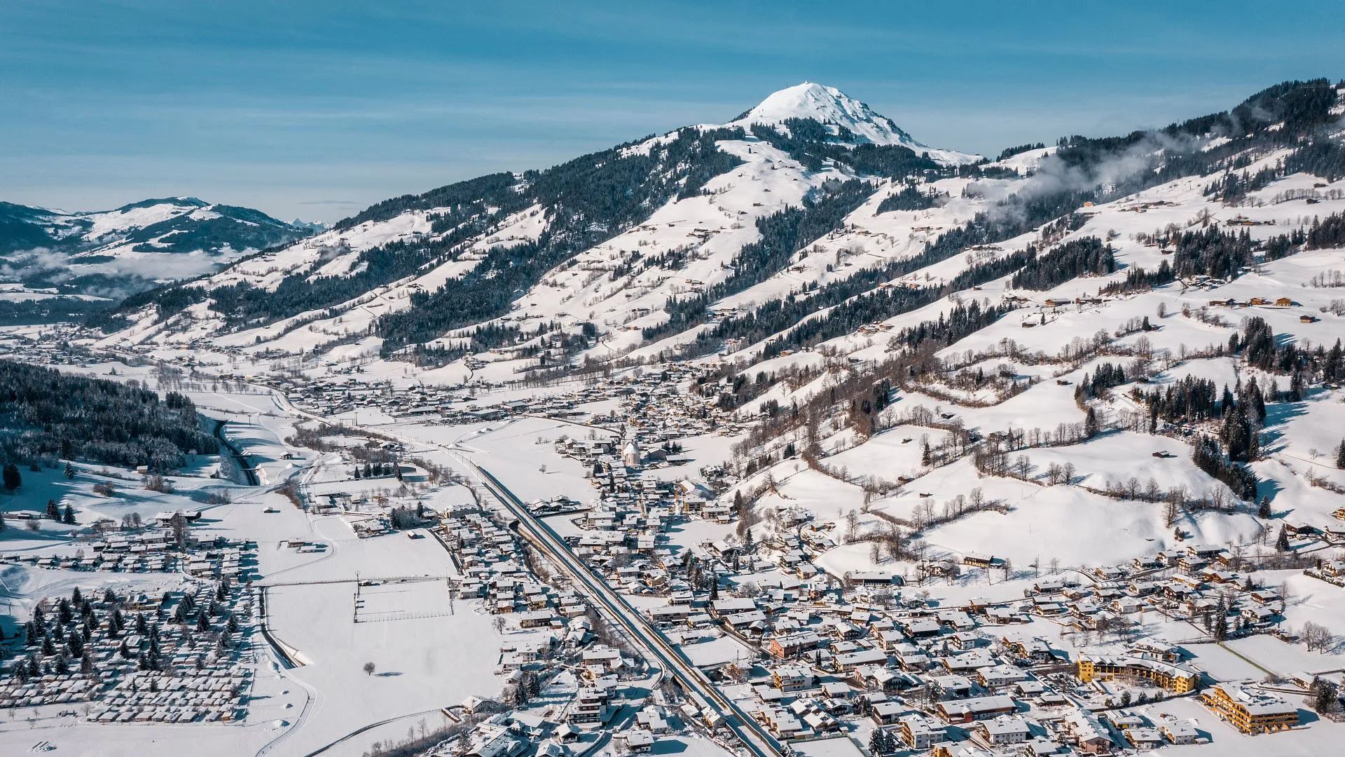 Brixen im Thale im Winter