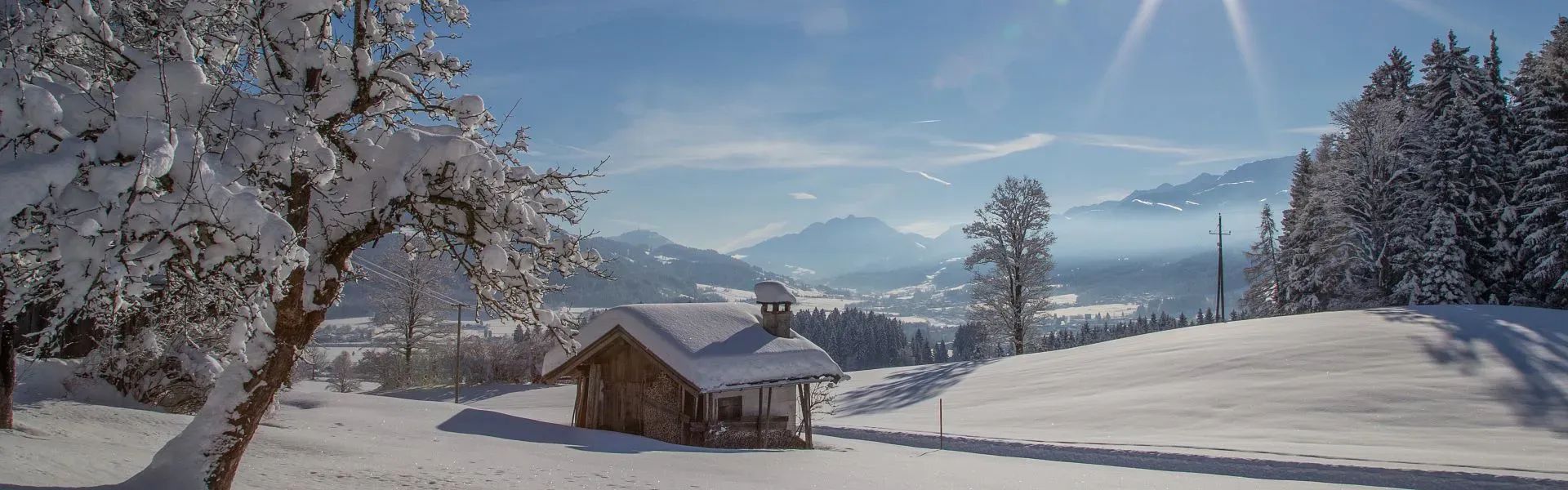Hütte im Schnee - Region St. Johann in Tirol