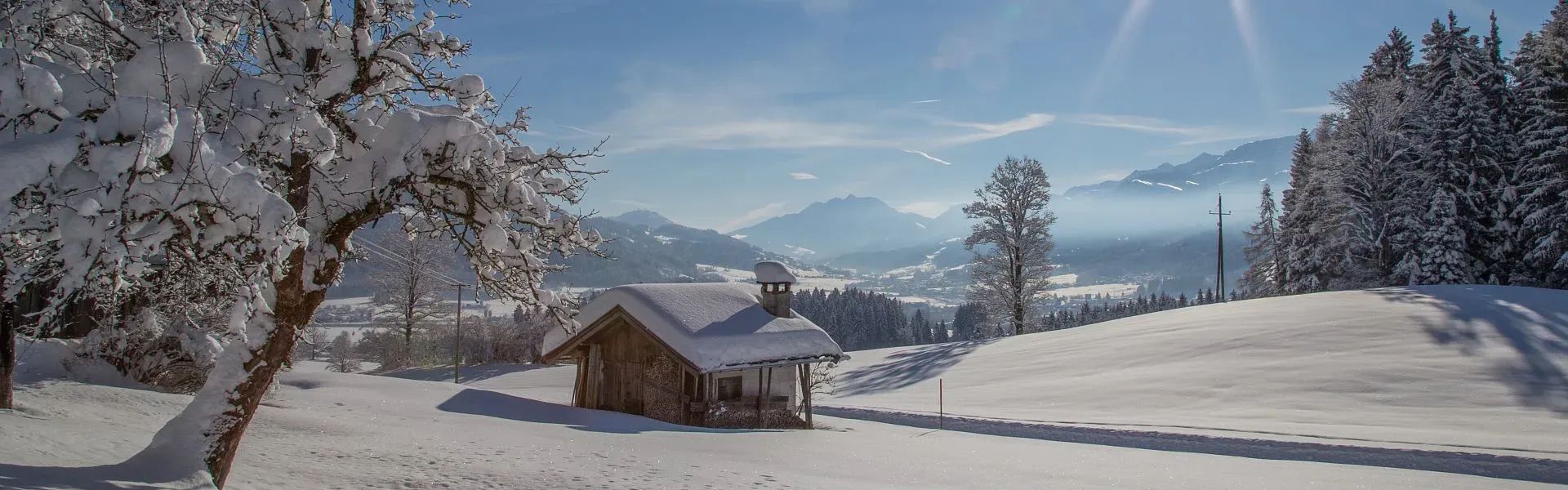 Hütte im Schnee - Region St. Johann in Tirol