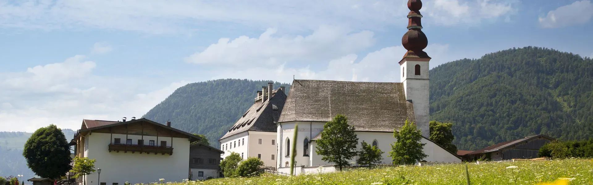 PillerseeTal - Sommer - Ortsansicht - Pfarrkirche - St. Ulrich am Pillersee