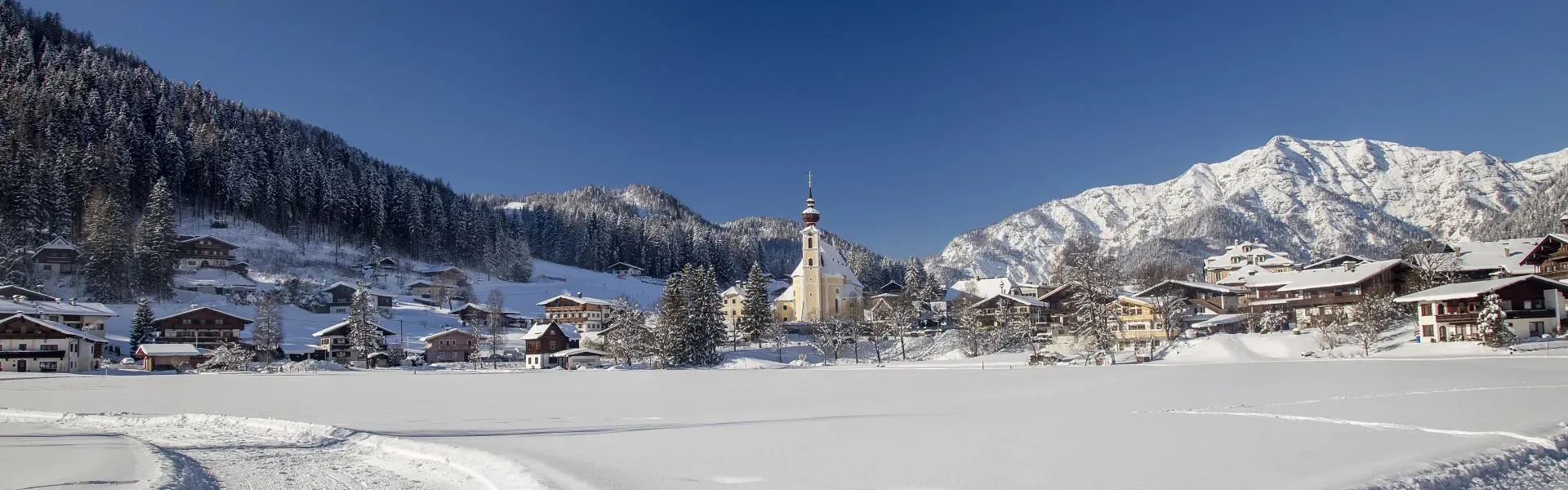 PillerseeTal - Winter - Ortsansicht - Waidring