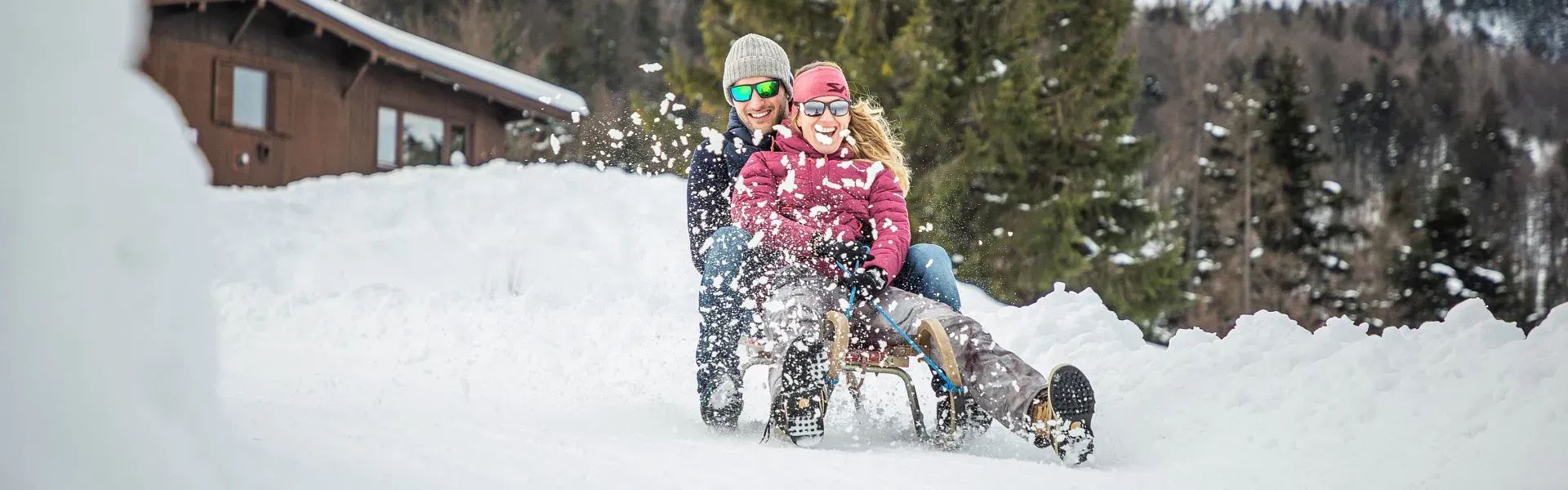 Rodeln bei der Bacheralm in Kirchdorf in Tirol • Region St. Johann in Tirol