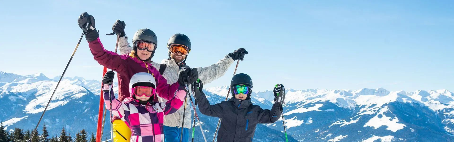 Skifahren mit der Familie Hohe Salve