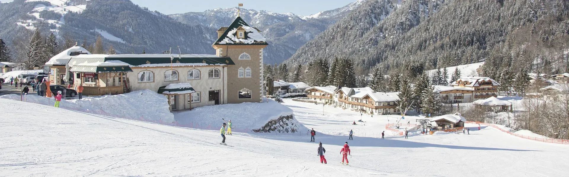 Skigebiet in Erpfendorf beim Lärchenhof - Region St. Johann in Tirol