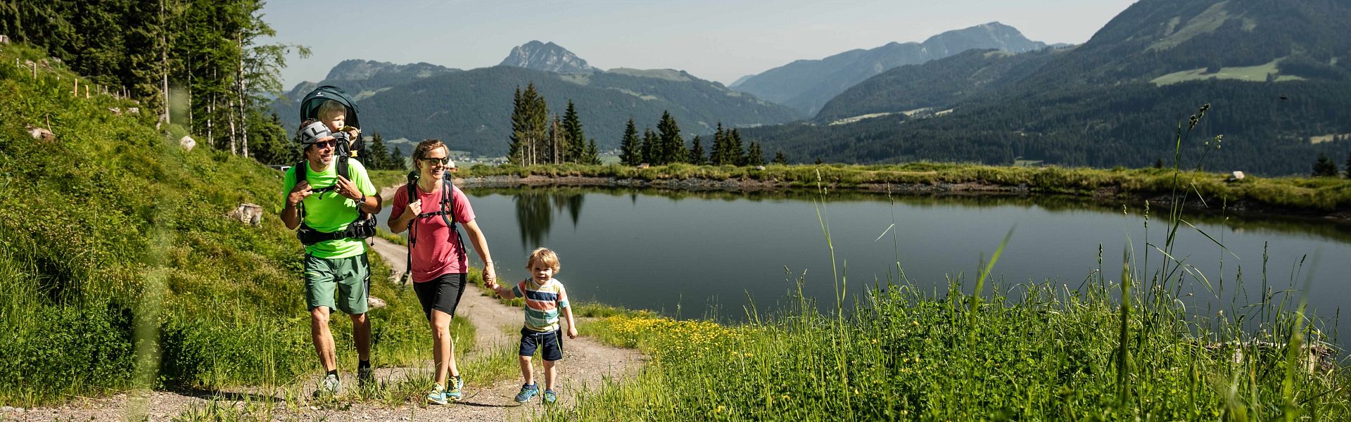 Wandern Familie - Region St. Johann in Tirol