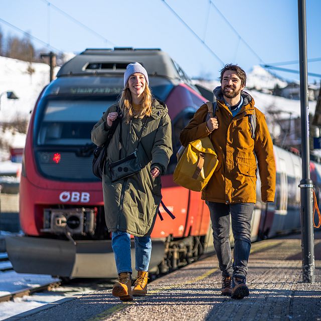 Mobiel in de winter in de vakantieregio Hohe Salve