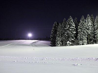 Verlichte loipes in de regio Hohe Salve