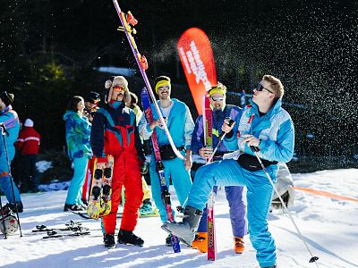 Retro Skitag in der Region Hohe Salve